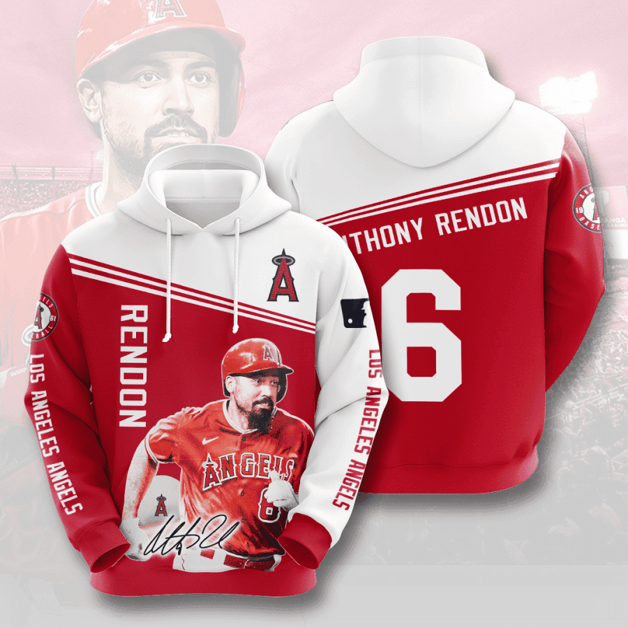 Los Angeles Angels 3D All Over Print Hoodie, Zip Hoodie