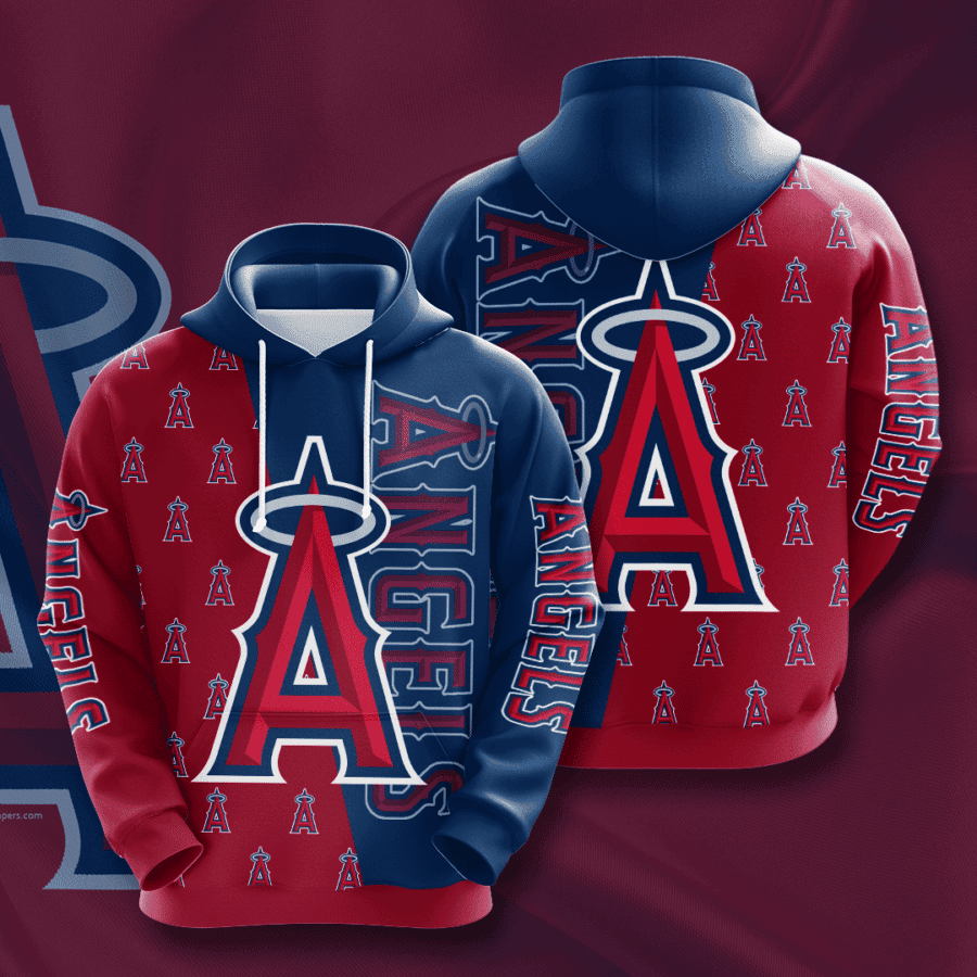 Los Angeles Angels 3D All Over Print Hoodie, Zip Hoodie