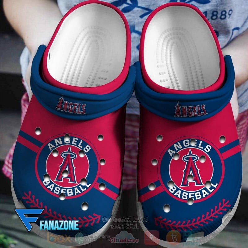 Los Angeles Angels Baseball MLB Sport Crocs Clogs Crocband Shoes Comfortable For Men Women and Kids