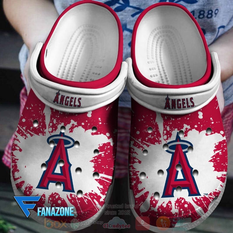 Los Angeles Angels MLB Sport Crocs Clogs Crocband Shoes Comfortable For Men Women and Kids