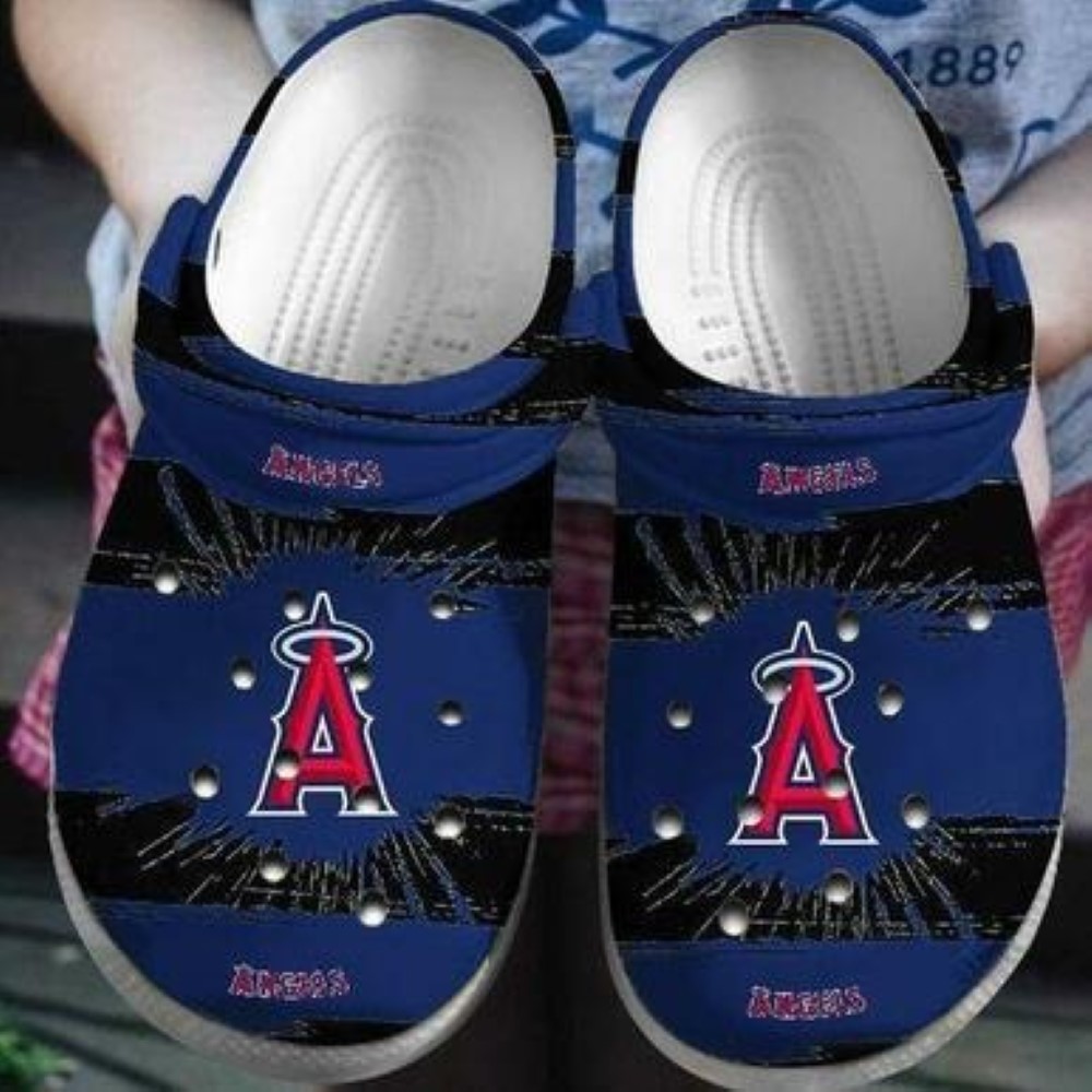 Los Angeles Angels MLB Sport Crocs Crocband Clogs Shoes Comfortable For Men Women and Kids