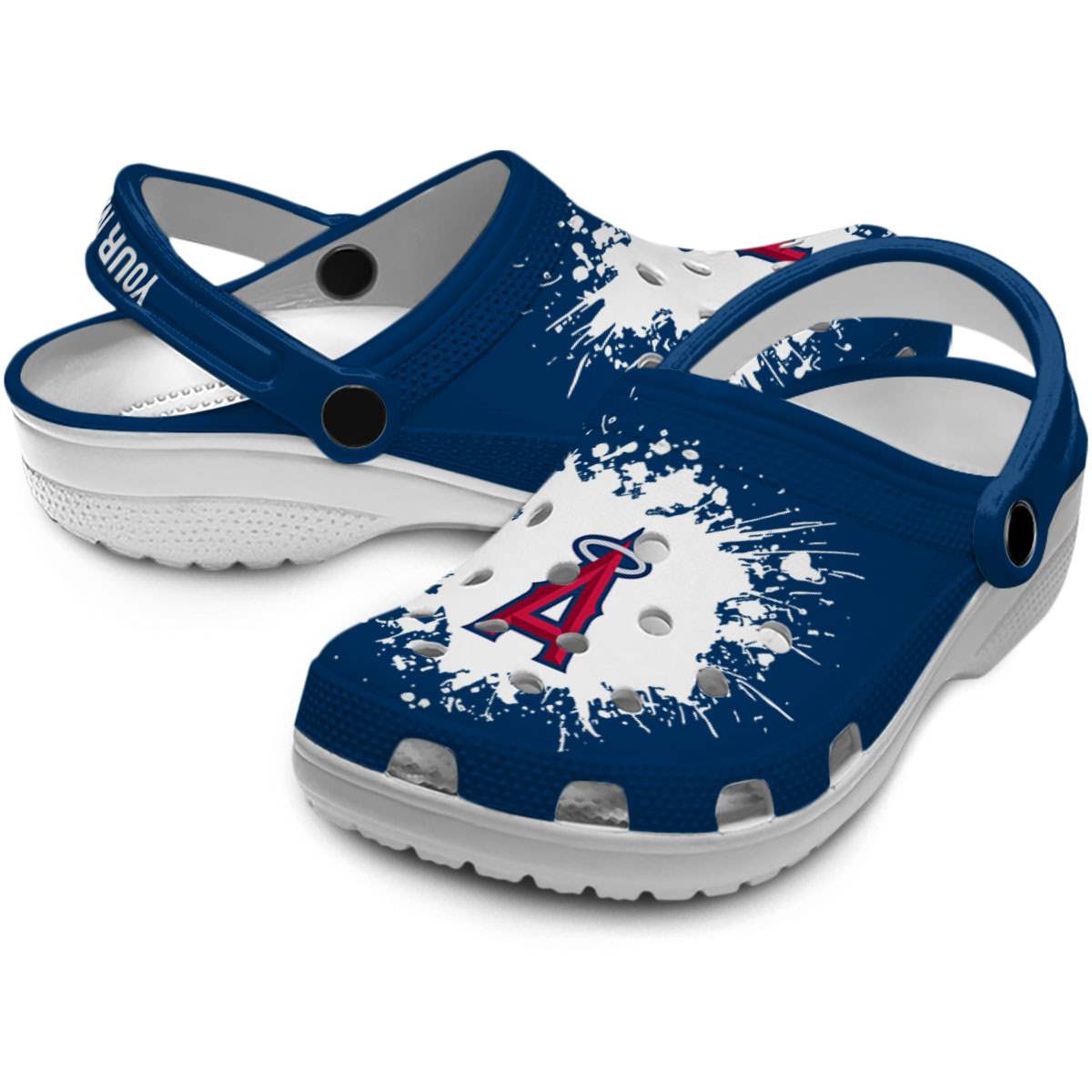 Los Angeles Angels MLB Sport Crocs Crocband Clogs Shoes Comfortable For Men Women and Kids - Image 3
