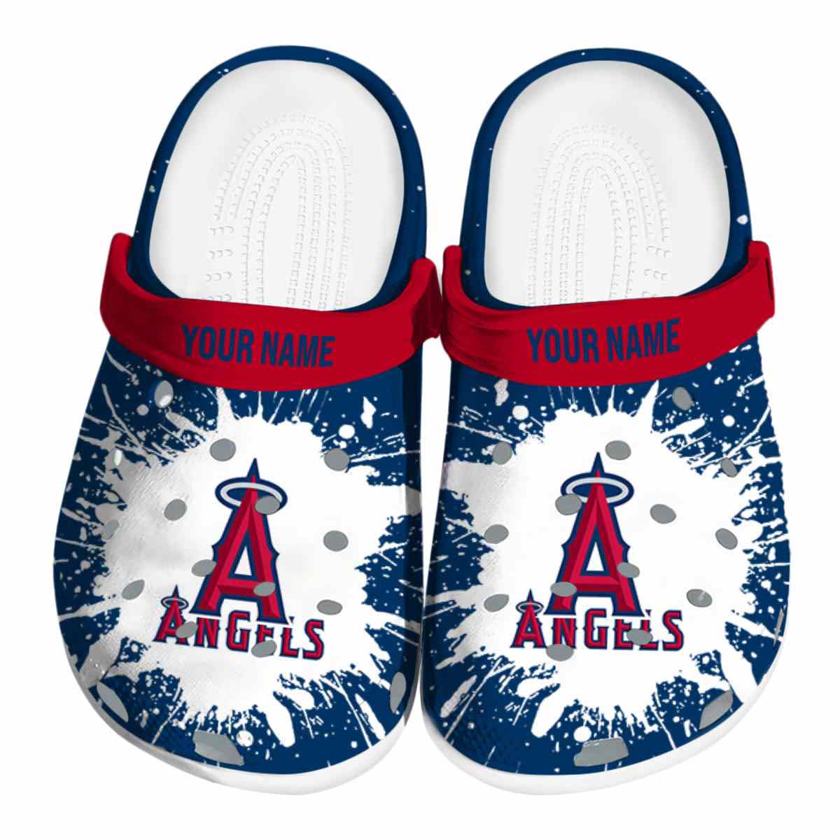 Los Angeles Angels MLB Sport Crocs Crocband Clogs Shoes Comfortable For Men Women and Kids