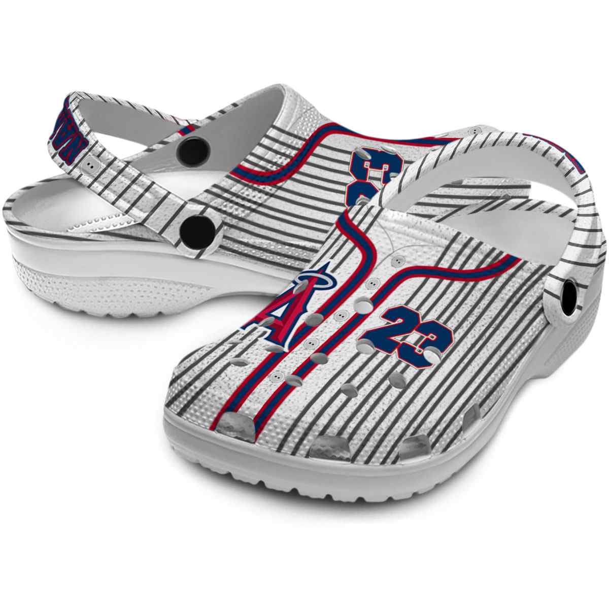Los Angeles Angels MLB Sport Crocs Crocband Clogs Shoes Comfortable For Men Women and Kids - Image 3