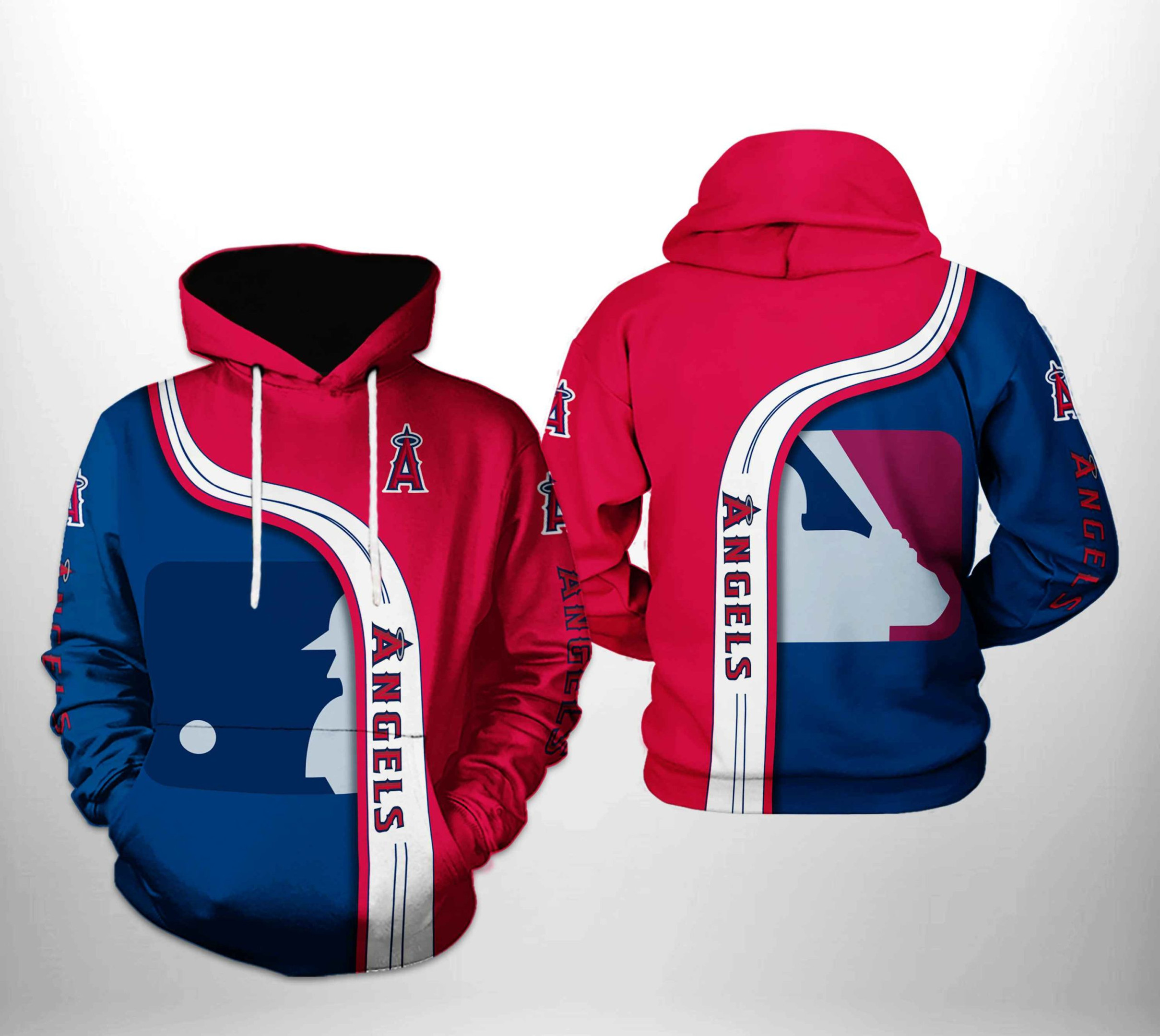 Los Angeles Angels MLB Team 3D All Over Print Hoodie, Zip Hoodie