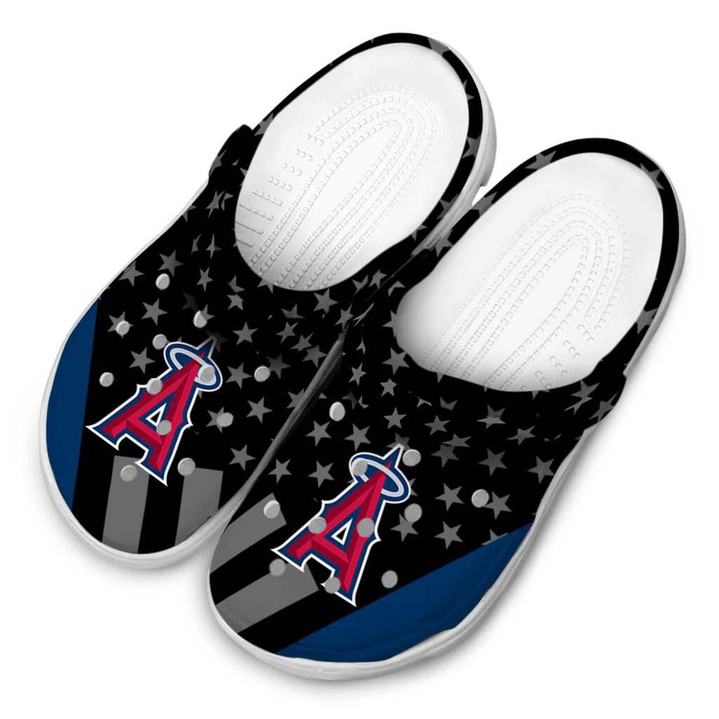 Los Angeles Angels Stellar Stripes Theme ClogTVC180131 - Image 4