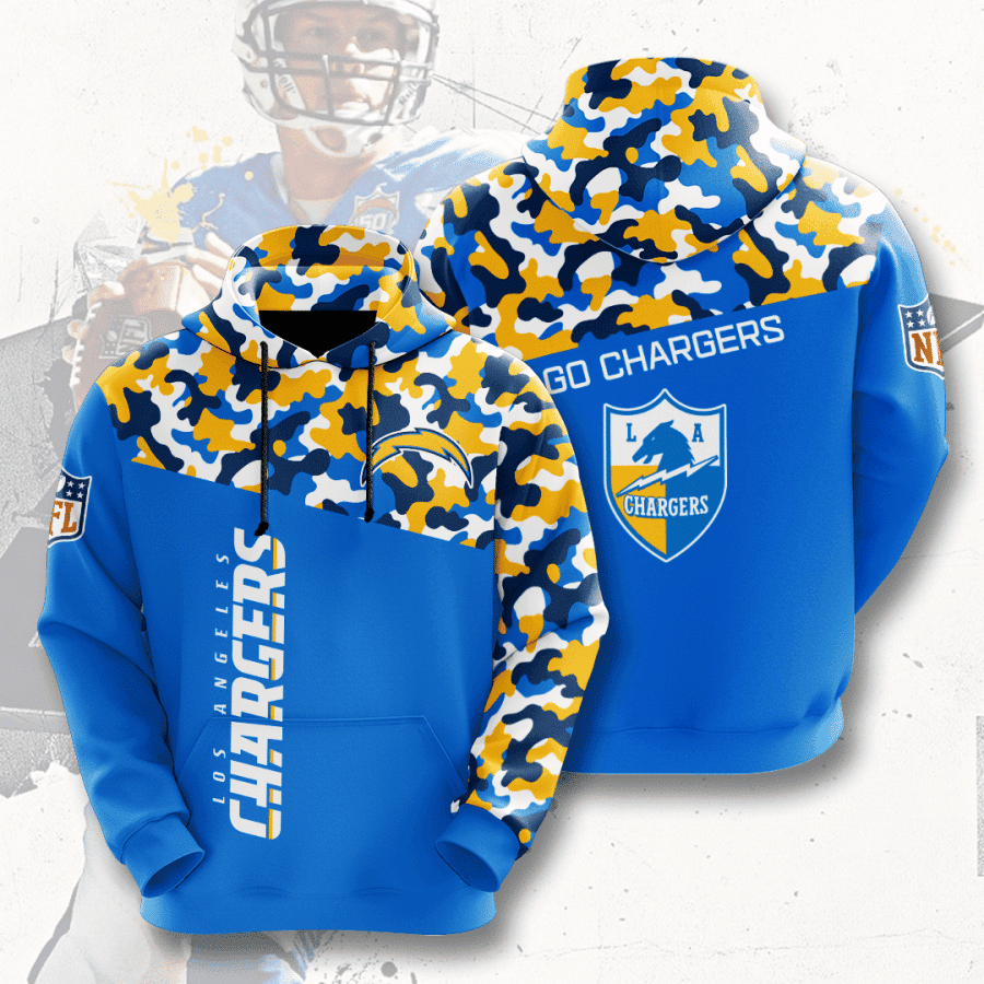 Los Angeles Chargers 3D All Over Print Hoodie, Zip Hoodie