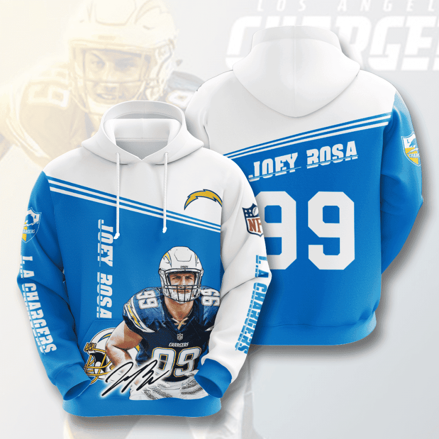 Los Angeles Chargers 3D All Over Print Hoodie, Zip Hoodie