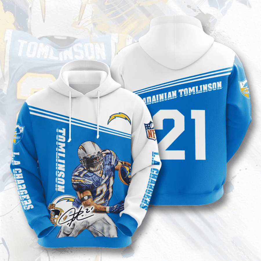 Los Angeles Chargers 3D All Over Print Hoodie, Zip Hoodie