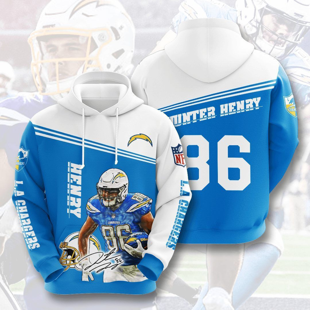 Los Angeles Chargers 3D All Over Print Hoodie, Zip Hoodie