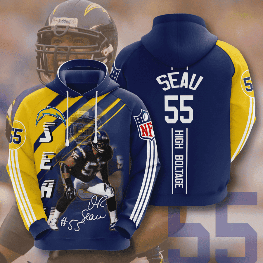 Los Angeles Chargers 3D All Over Print Hoodie, Zip Hoodie