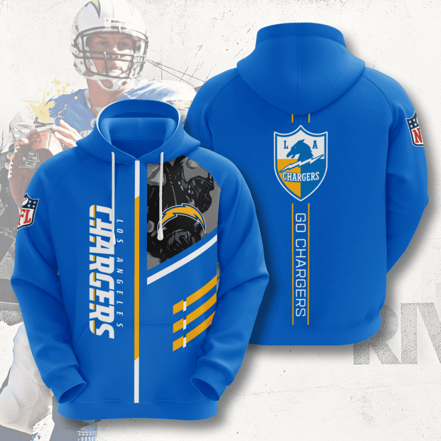 Los Angeles Chargers American Football 3D All Over Print Hoodie, Zip Hoodie