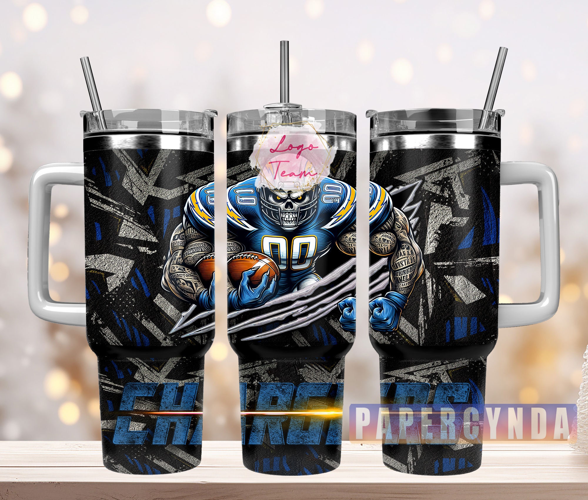 Los Angeles Chargers Custom Stanley Cup 40 oz 30 oz Tumbler With HandleTVC2301840