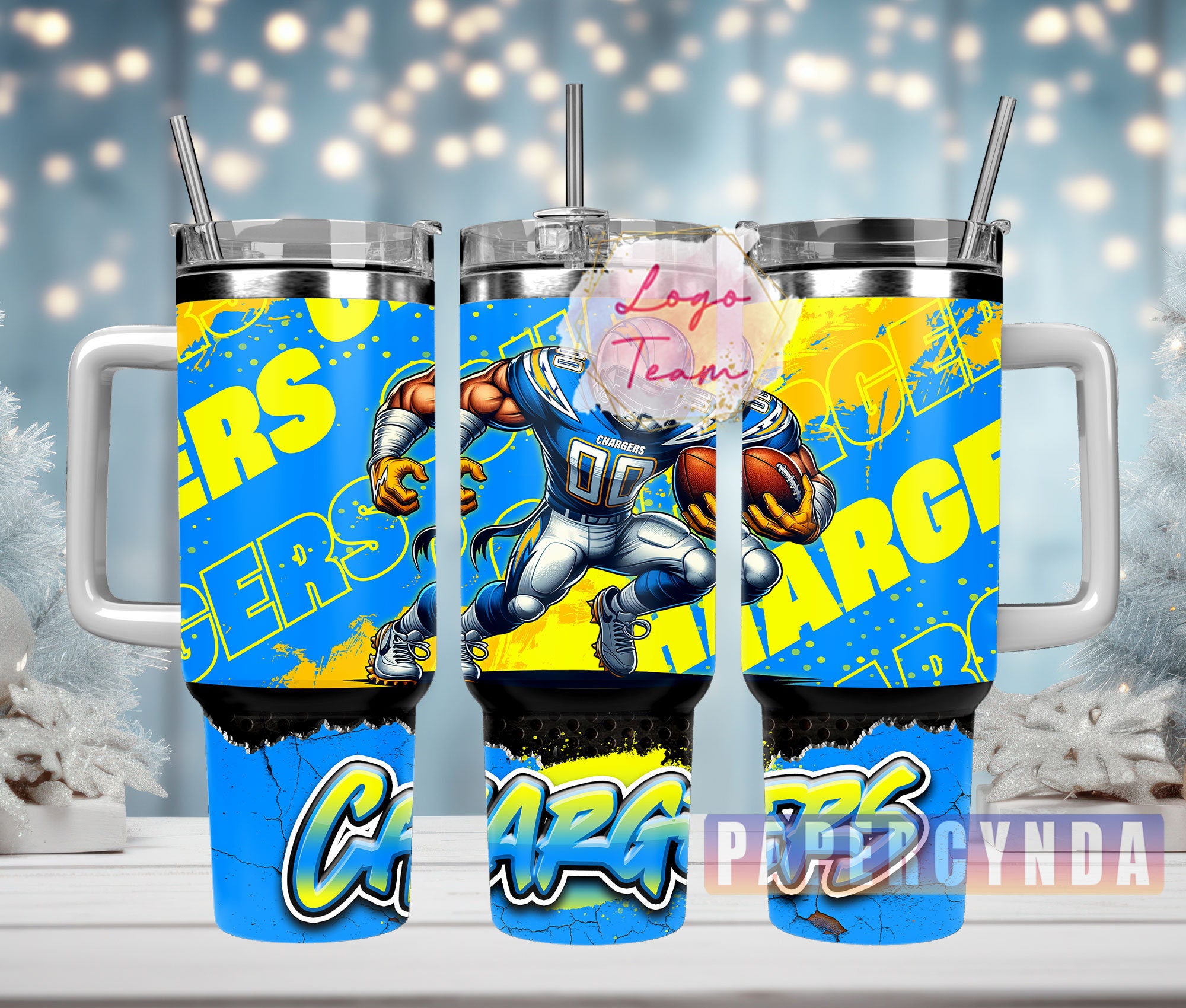Los Angeles Chargers Custom Stanley Cup 40 oz 30 oz Tumbler With HandleTVC2301842
