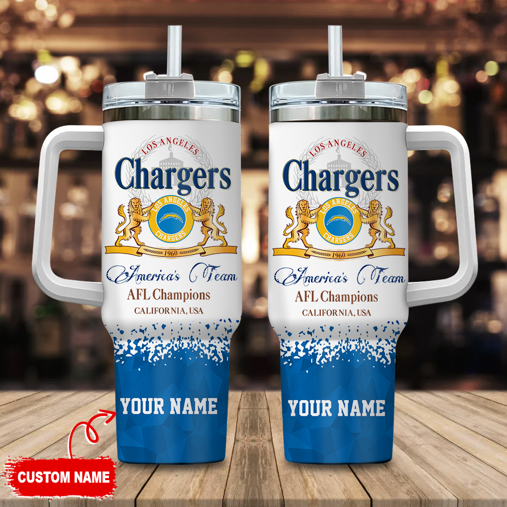 Los Angeles Chargers NFL Champions Modelo Custom Stanley Cup 40 oz 30 oz Tumbler With HandleTVC2301112
