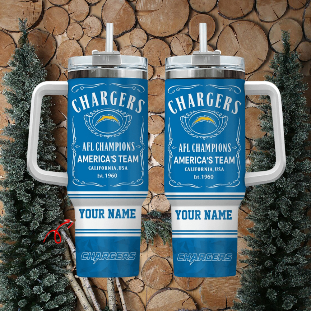 Los Angeles Chargers NFL Custom Stanley Cup 40 oz 30 oz Tumbler With HandleTVC2301969