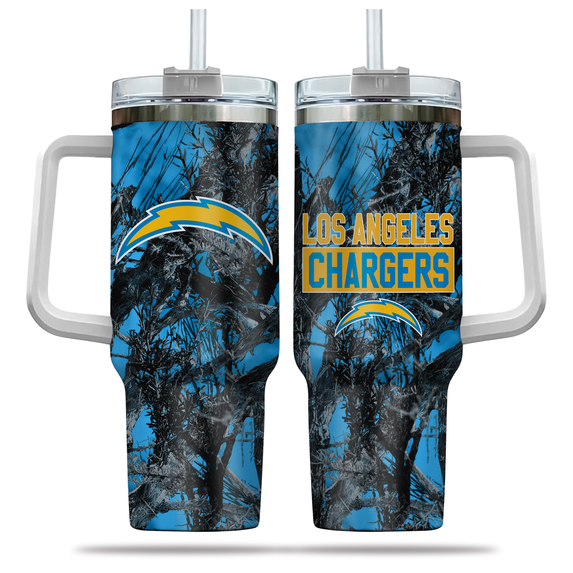 Los Angeles Chargers NFL Hunting Custom Stanley Cup 40 oz 30 oz Tumbler With HandleTVC230182