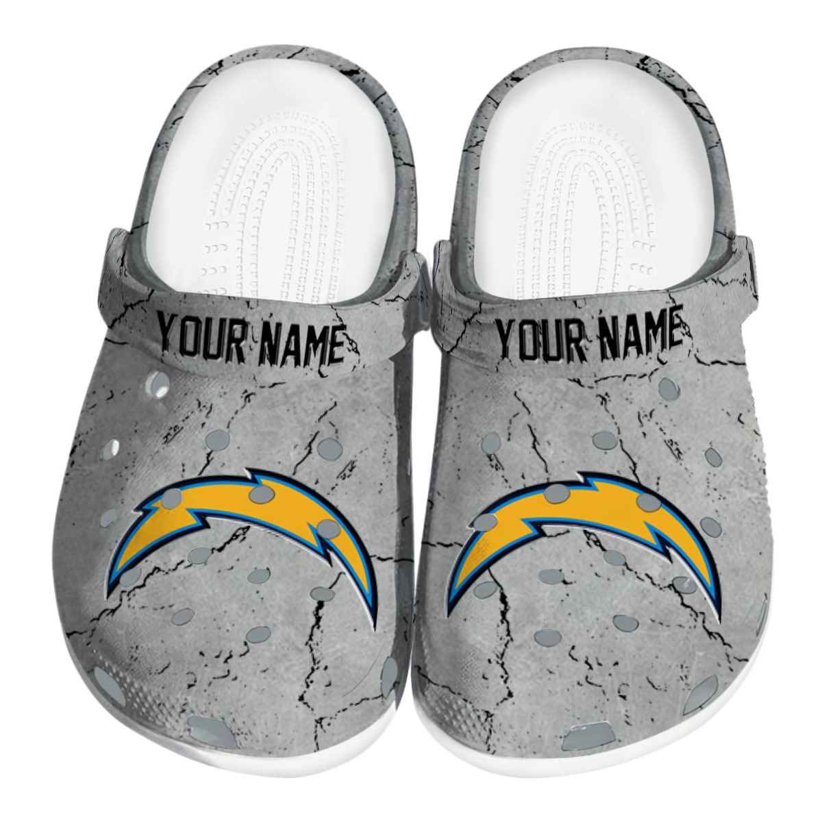 Los Angeles Chargers NFL Sport Crocs Crocband Clogs Shoes Comfortable For Men Women and Kids