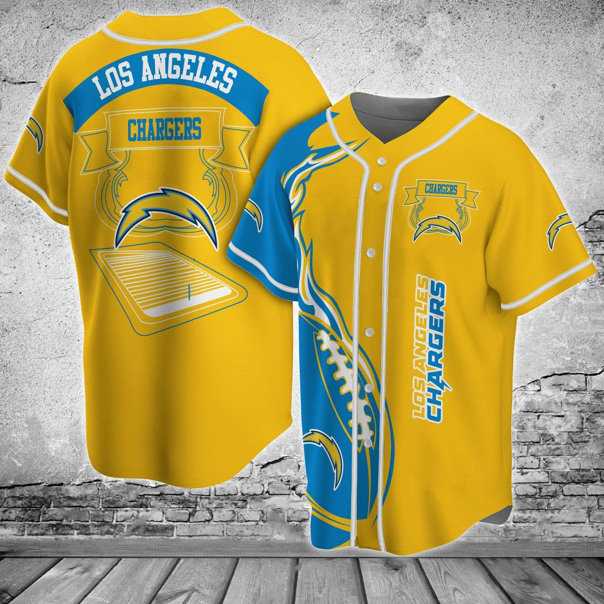 Los Angeles Chargers NLF Baseball Jersey Shirt