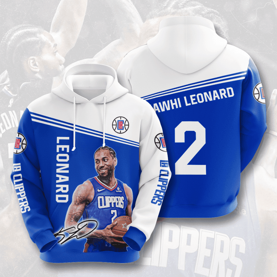 Los Angeles Clippers Kawhi Leonard 3D All Over Print Hoodie, Zip Hoodie