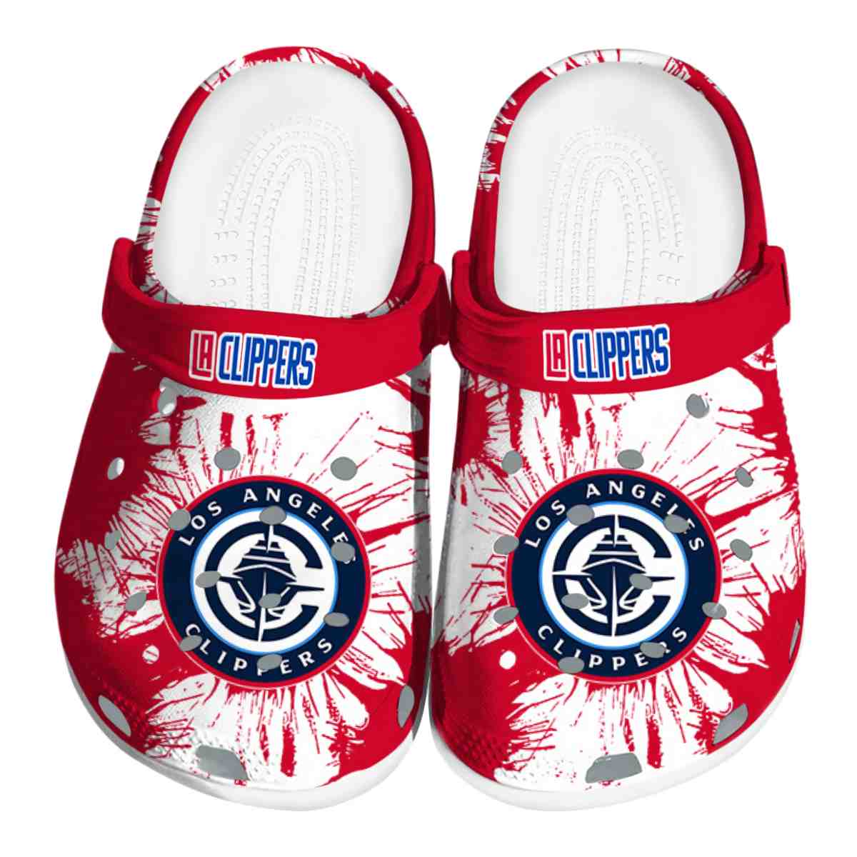 Los Angeles Clippers NBA Sport Crocs Crocband Clogs Shoes Comfortable For Men Women and Kids