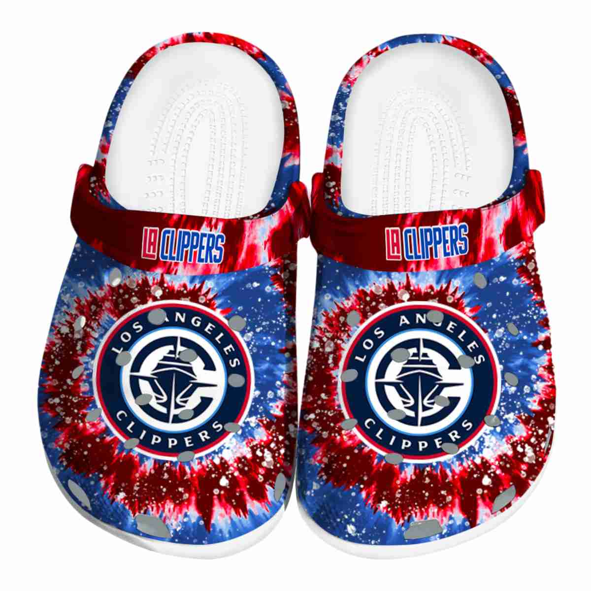 Los Angeles Clippers NBA Sport Crocs Crocband Clogs Shoes Comfortable For Men Women and Kids
