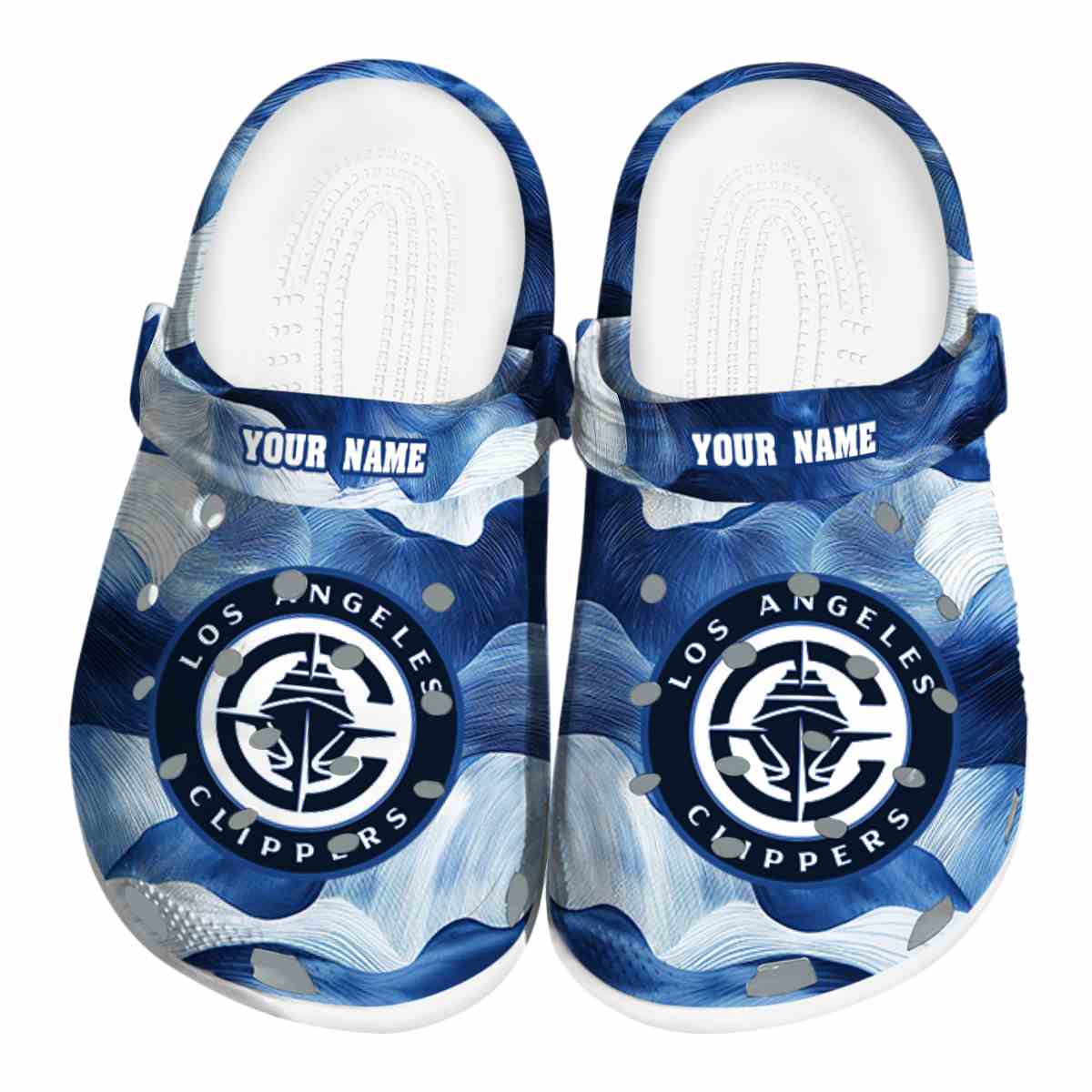 Los Angeles Clippers NBA Sport Crocs Crocband Clogs Shoes Comfortable For Men Women and Kids