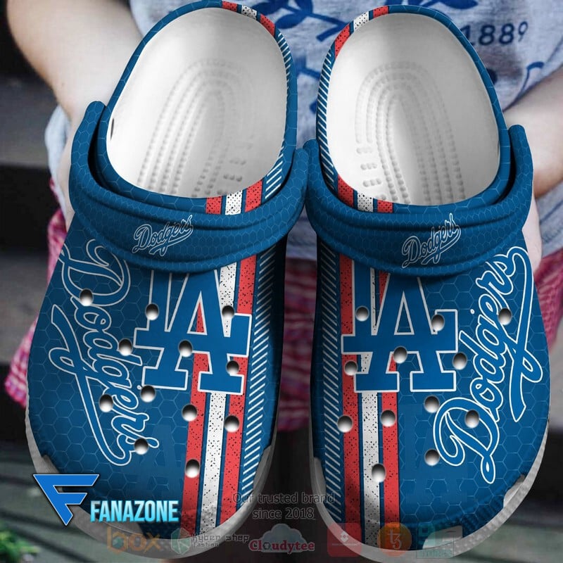 Los Angeles Dodgers MLB Sport Crocs Clogs Crocband Shoes Comfortable For Men Women and Kids