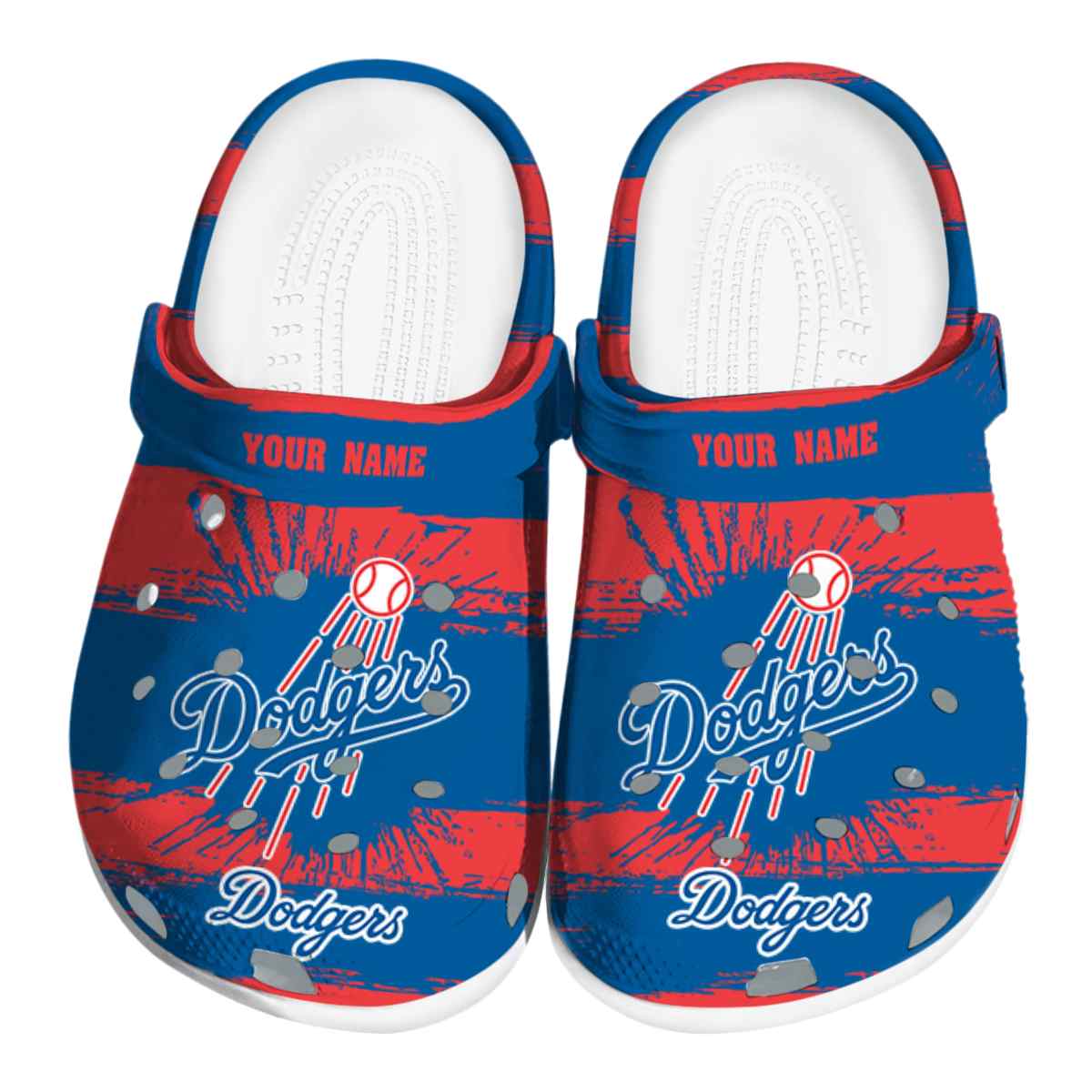 Los Angeles Dodgers MLB Sport Crocs Crocband Clogs Shoes Comfortable For Men Women and Kids