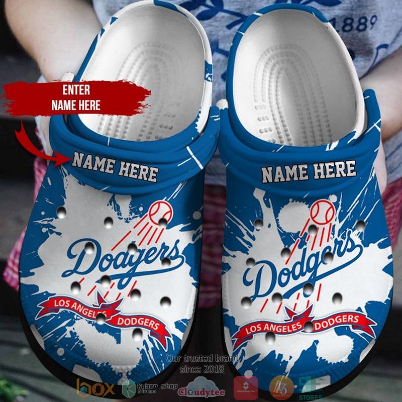 Los Angeles Dodgers MLB Sport Crocs Crocband Clogs Shoes Comfortable For Men Women and Kids