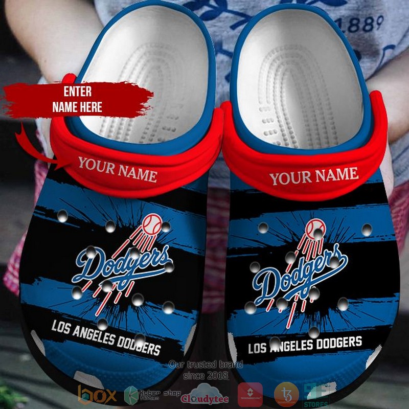 Los Angeles Dodgers MLB Sport Crocs Crocband Clogs Shoes Comfortable For Men Women and Kids