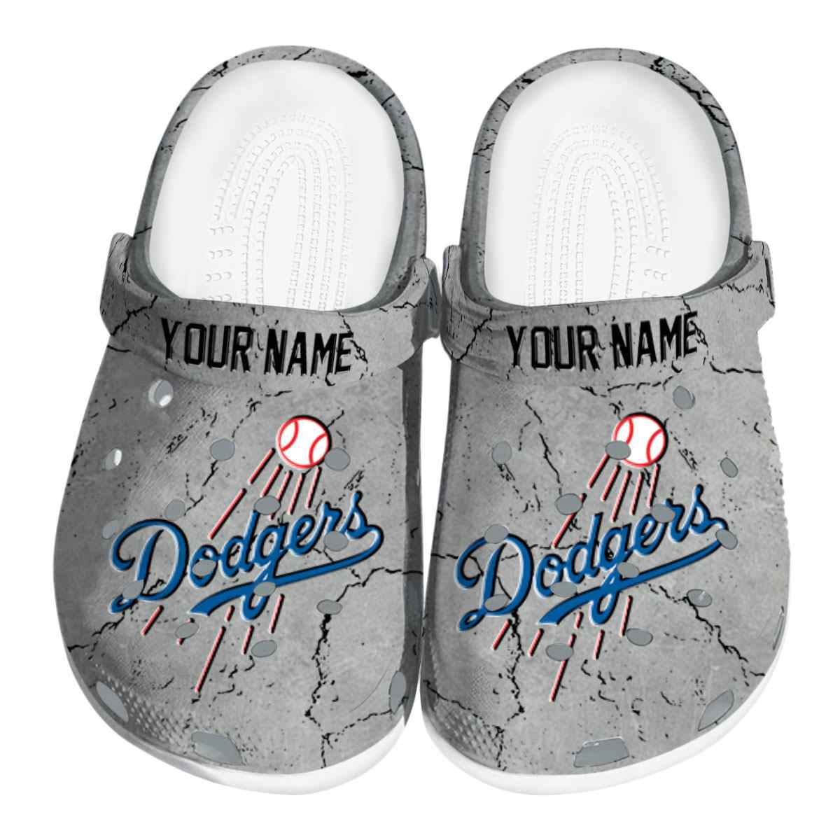 Los Angeles Dodgers MLB Sport Crocs Crocband Clogs Shoes Comfortable For Men Women and Kids