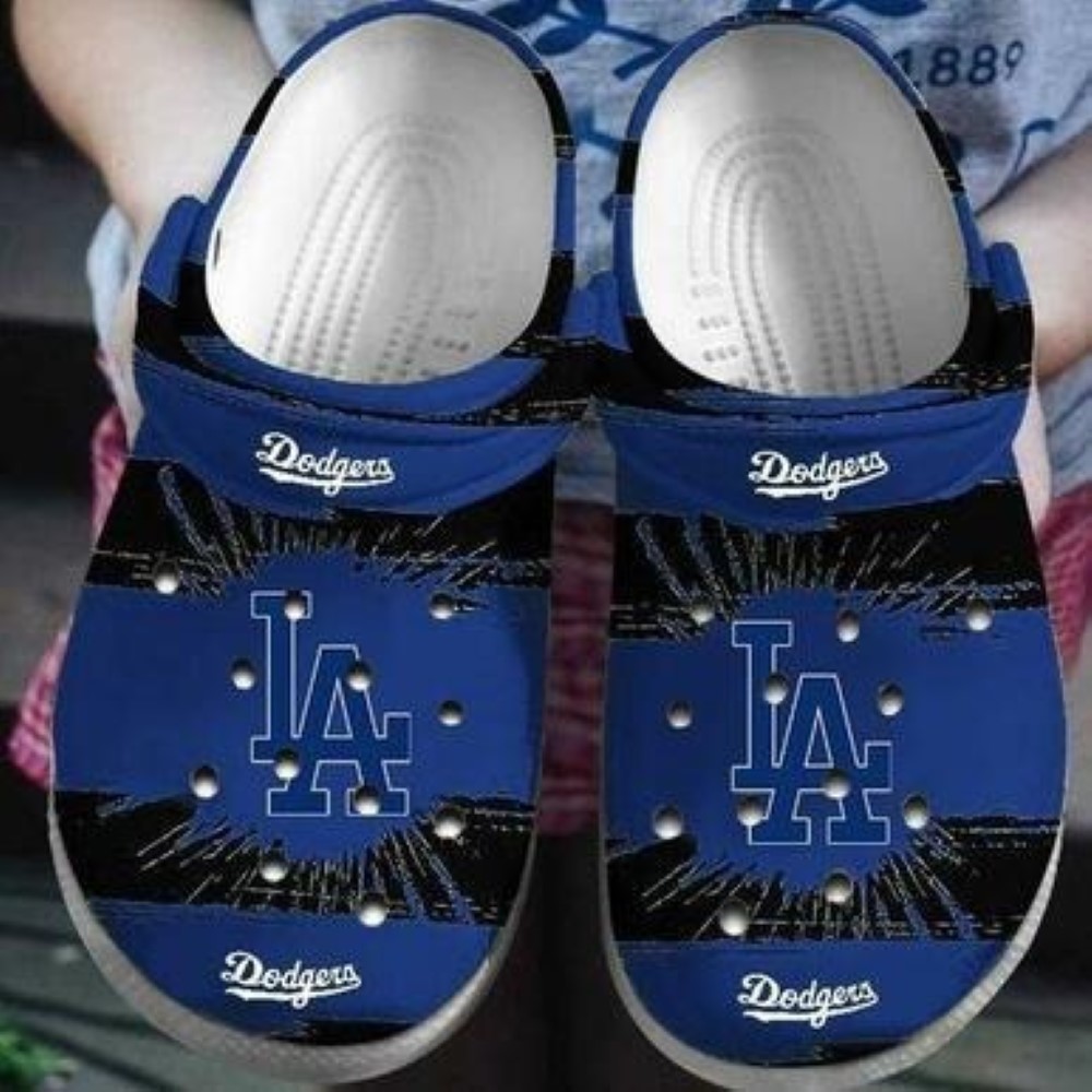 Los Angeles Dodgers MLB Sport Crocs Crocband Clogs Shoes Comfortable For Men Women and Kids
