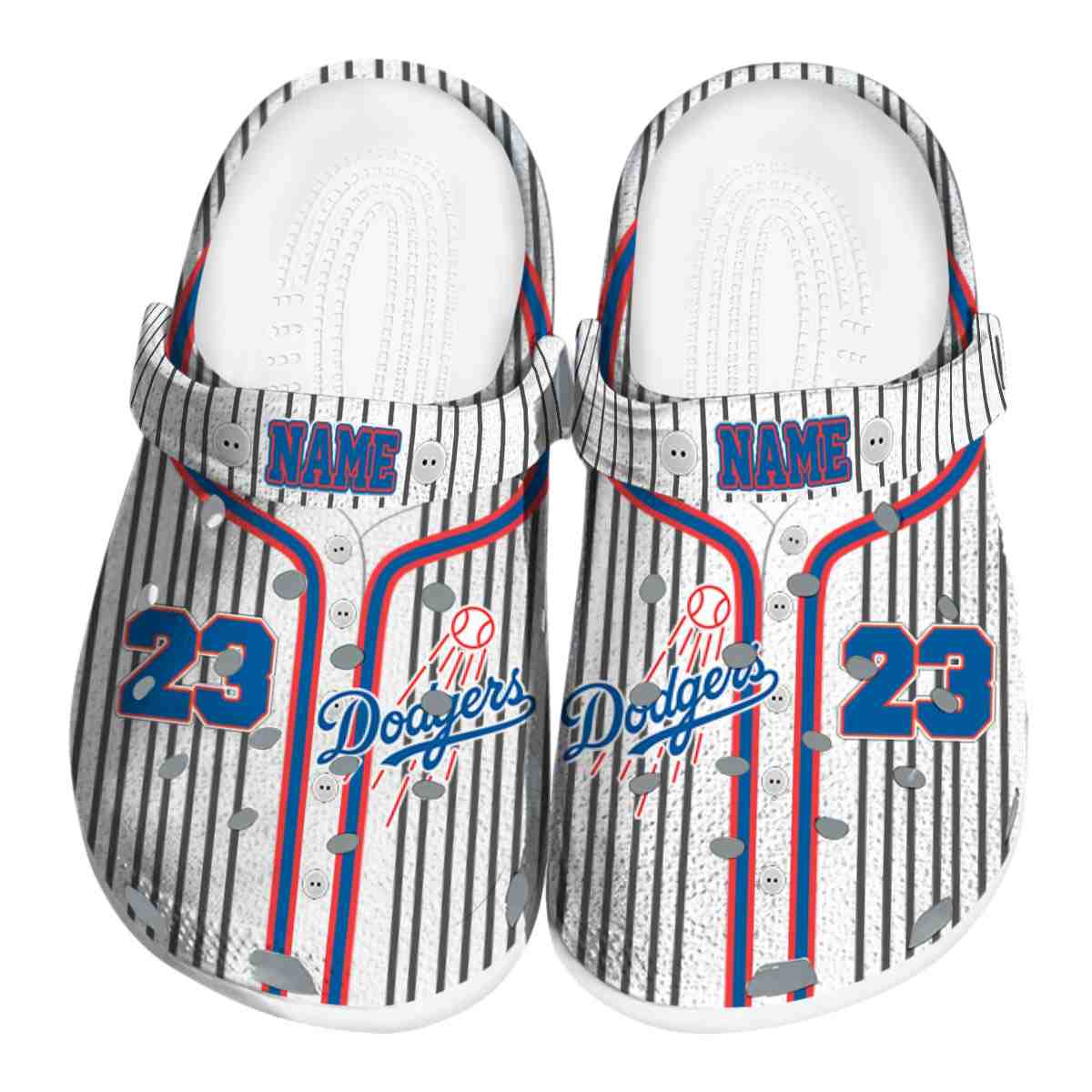 Los Angeles Dodgers MLB Sport Crocs Crocband Clogs Shoes Comfortable For Men Women and Kids