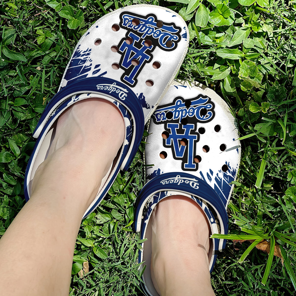 Los Angeles Dodgers MLB Sport Crocs Crocband Clogs Shoes Comfortable For Men Women and Kids