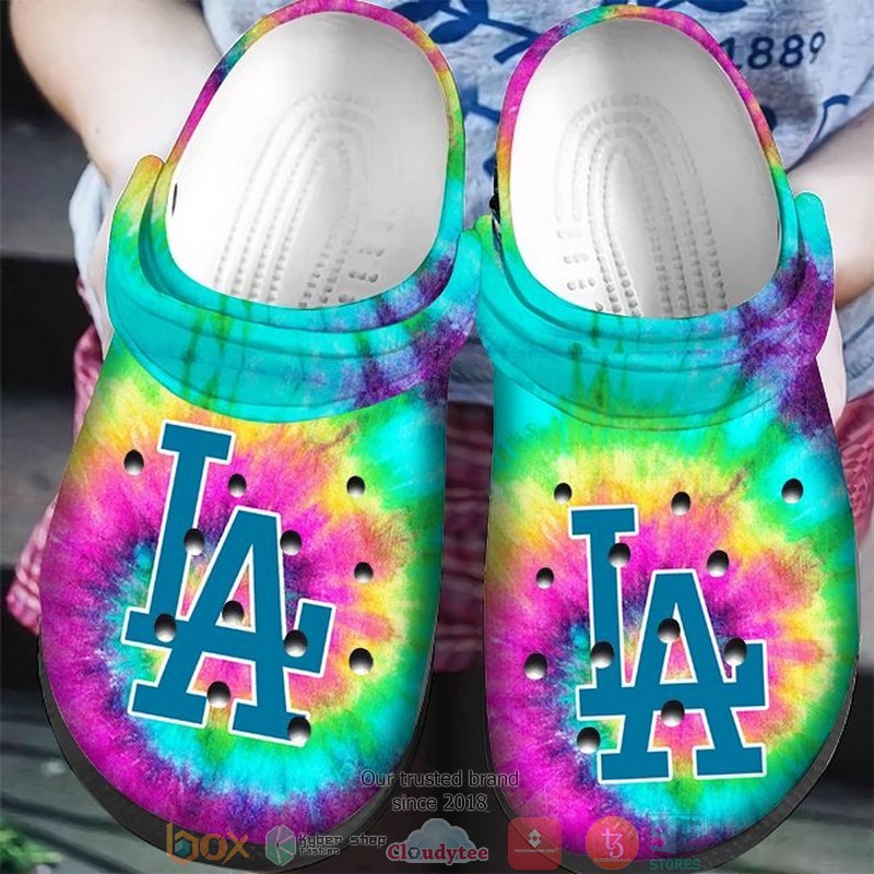 Los Angeles Dodgers MLB Sport Crocs Crocband Clogs Shoes Comfortable For Men Women and Kids