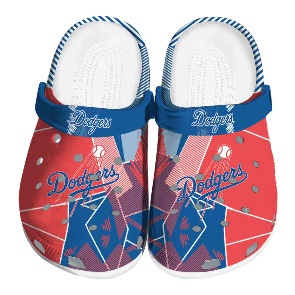 Los Angeles Dodgers MLB Sport Crocs Crocband Clogs Shoes Comfortable For Men Women and Kids