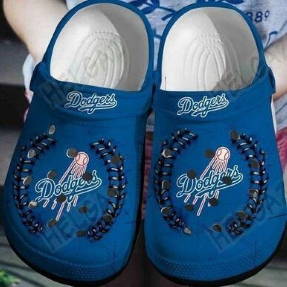 Los Angeles Dodgers MLB Sport Crocs Crocband Clogs Shoes Comfortable For Men Women and Kids