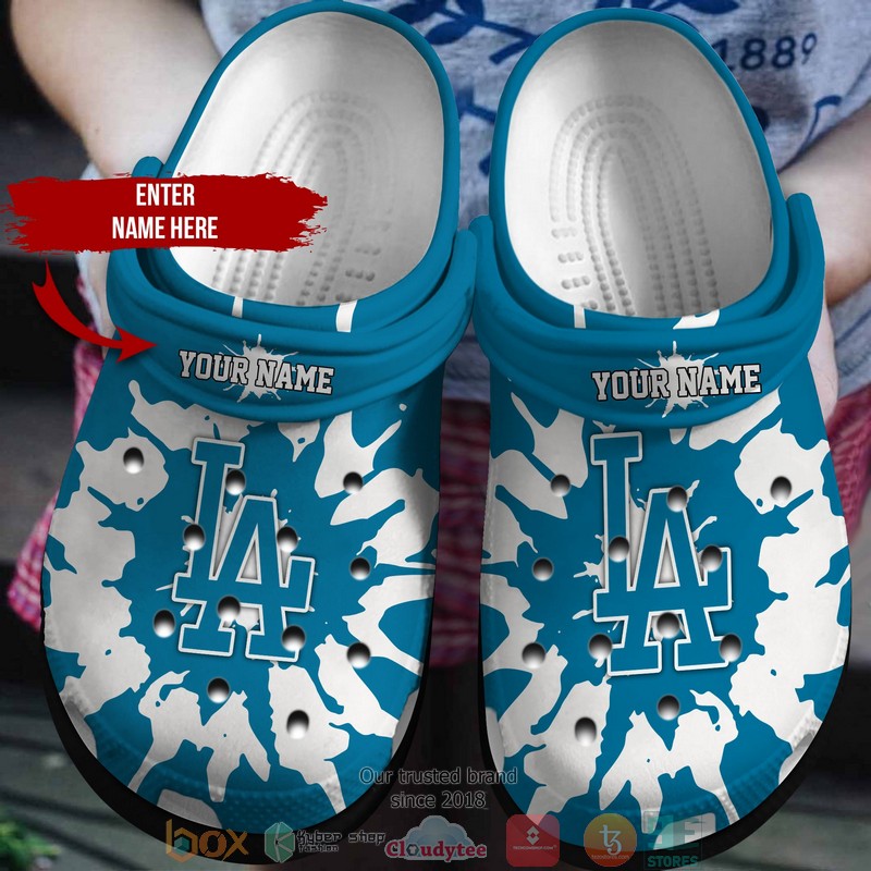 Los Angeles Dodgers MLB Sport Crocs Crocband Clogs Shoes Comfortable For Men Women and Kids