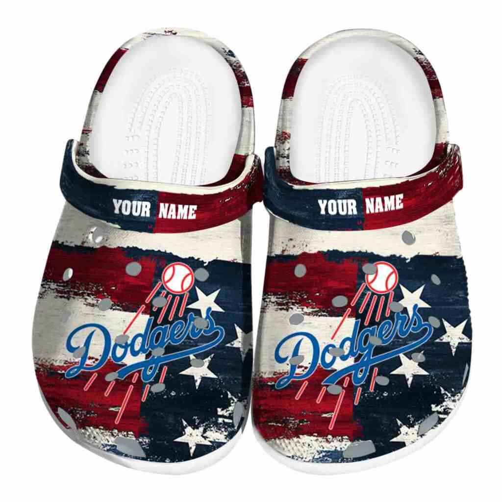 Los Angeles Dodgers Patriotic Stripes ClogTVC1801962