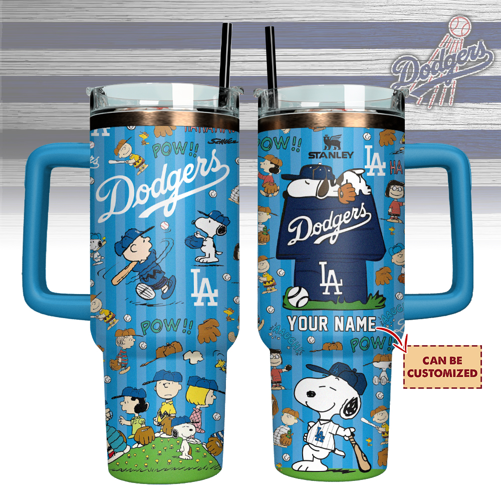 Los Angeles Dodgers x Peanuts Custom Stanley Cup 40 oz 30 oz Tumbler With HandleTVC2301127