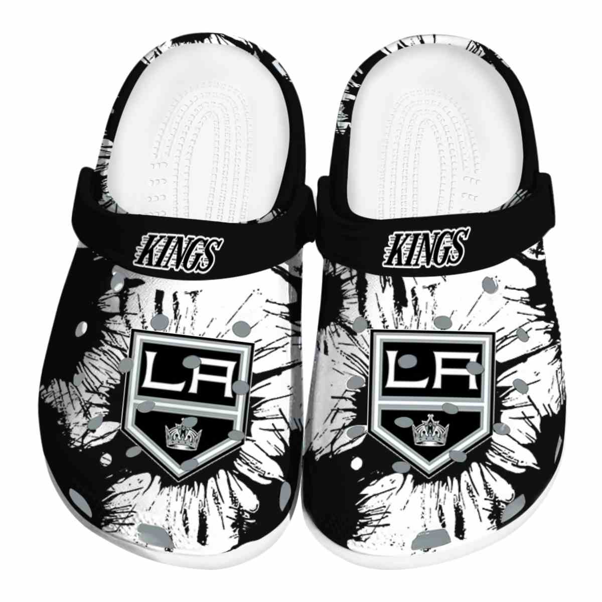 Los Angeles Kings NHL Sport Crocs Crocband Clogs Shoes Comfortable For Men Women and Kids