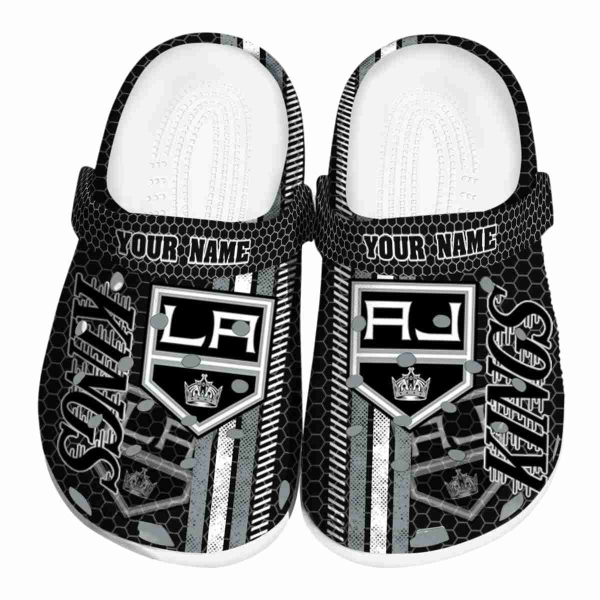 Los Angeles Kings NHL Sport Crocs Crocband Clogs Shoes Comfortable For Men Women and Kids