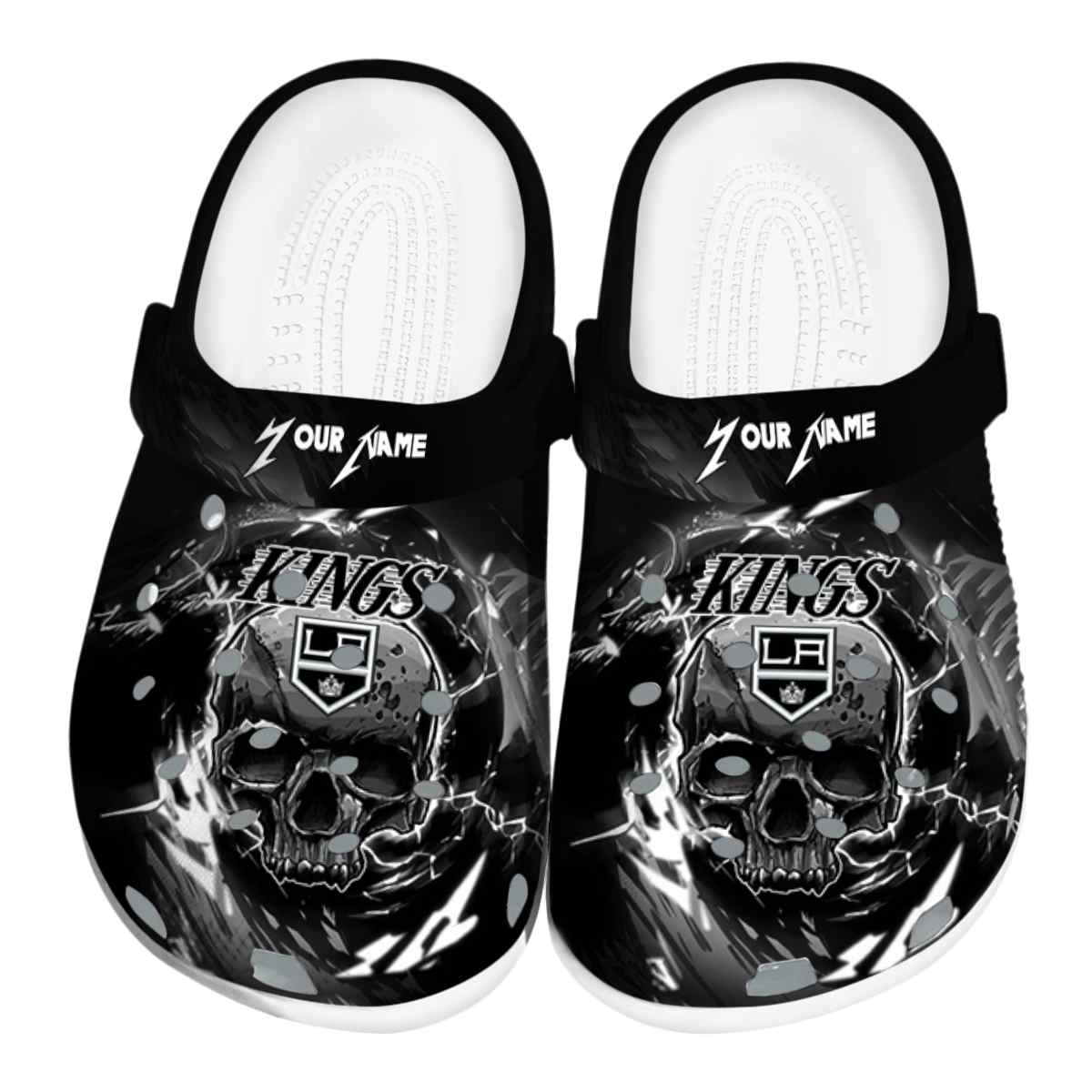 Los Angeles Kings NHL Sport Crocs Crocband Clogs Shoes Comfortable For Men Women and Kids