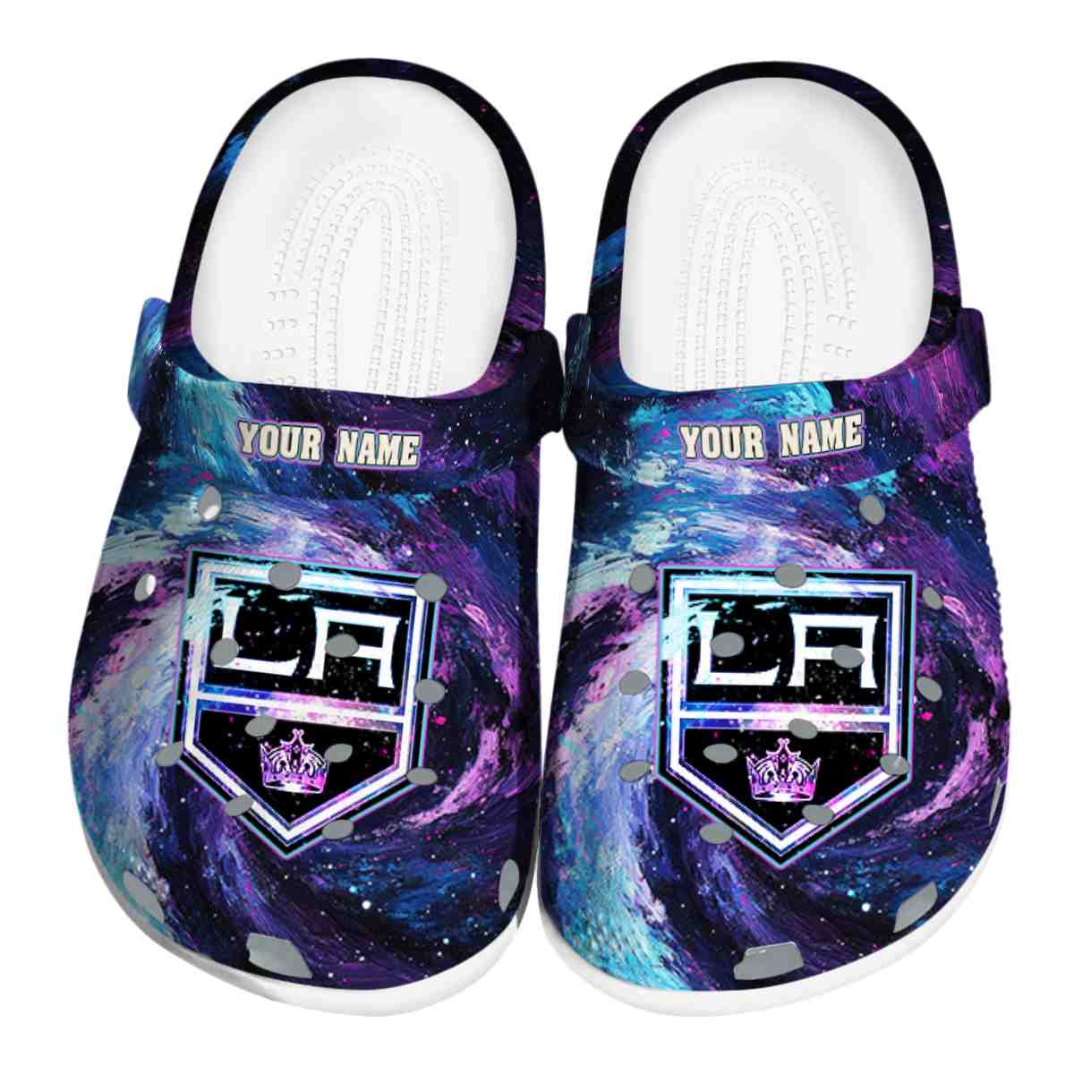 Los Angeles Kings NHL Sport Crocs Crocband Clogs Shoes Comfortable For Men Women and Kids
