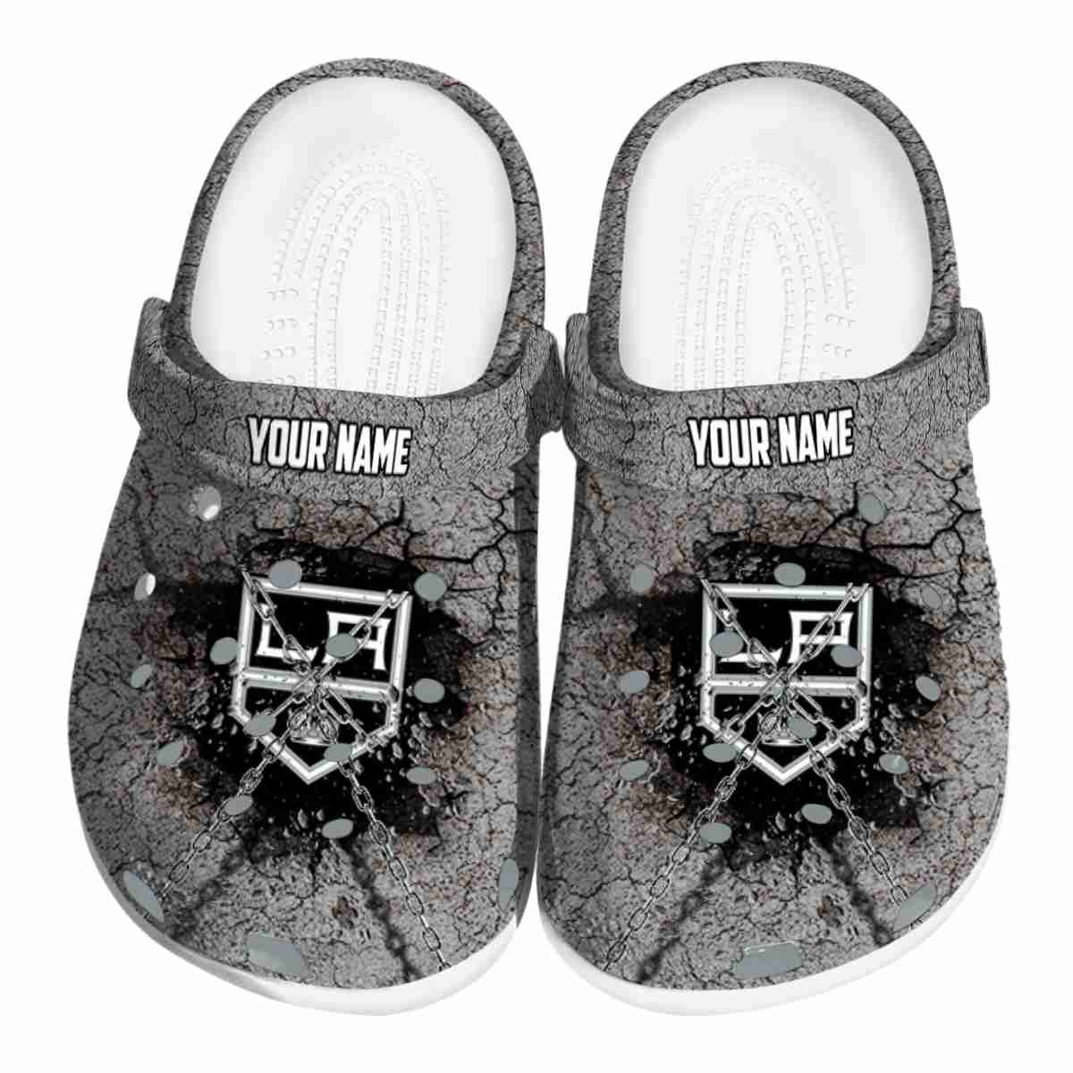 Los Angeles Kings NHL Sport Crocs Crocband Clogs Shoes Comfortable For Men Women and Kids