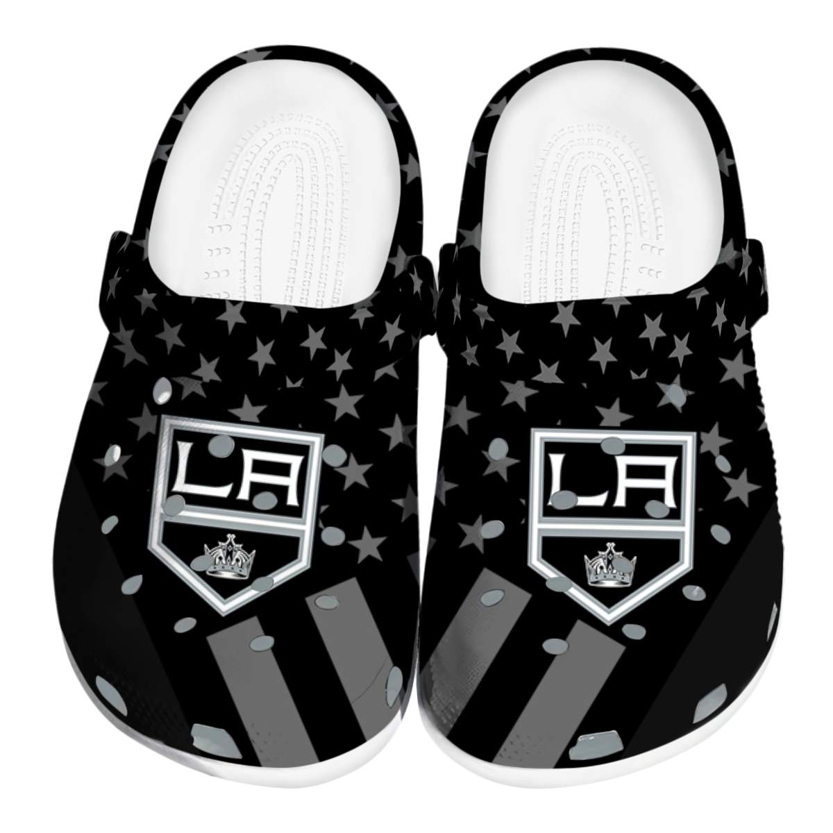 Los Angeles Kings NHL Sport Crocs Crocband Clogs Shoes Comfortable For Men Women and Kids