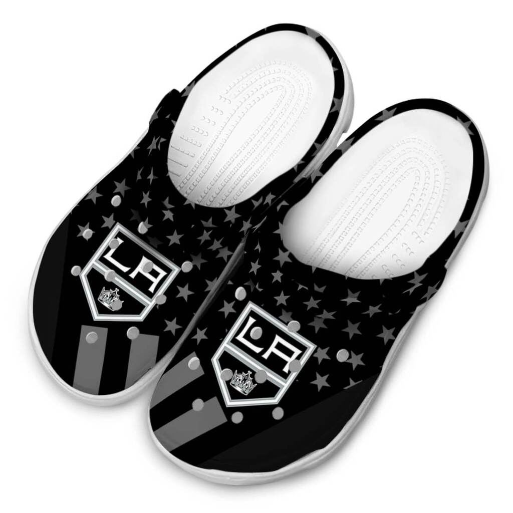 Los Angeles Kings Stellar Stripes Theme ClogTVC1801878 - Image 4
