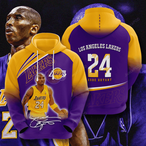 Los Angeles Lakers Bryant Lovers Gift For Fan 3D All Over Print Hoodie, Zip Hoodie
