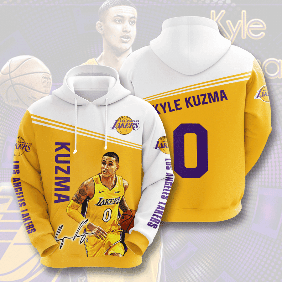 LOS ANGELES LAKERS Kyle Kuzma 3D All Over Print Hoodie, Zip Hoodie